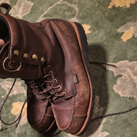 Red Wing Shoes Other - Red Wing Shoes Brown Leather Lace-Up Work Boots